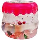 Вязкая масса слайм Danko Toys Crystal Slime CS-01-01U с бусинками розовая