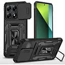 Ударостійкий чохол Epik Camshield Army Ring для Xiaomi 14T Чорний / Black