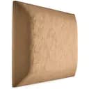 Стінова панель, оксамитове узголів'я ліжка, бежева 30*30*4 см