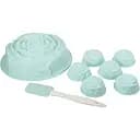 Набор силиконовых форм для выпечки Mys Silicone Rose Baking Set с лопаткой 6 шт. (40048)