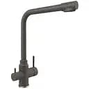 Смеситель под фильтр Platinum KT 8201 (8626) поворотный двухрычажный из нержавеющей стали микс (000033433)