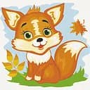 Картина за номерами ArtCraft Лисичка 30x30 см (15536-AC)