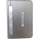Портсигар для 12 сигарет с зажигалкой FOCUS №4939 Grey (11570)