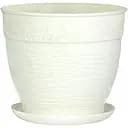 Вазон для цветов Ekodeo 4 л белый (P88909WH)