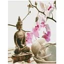 Алмазна мозаїка Strateg Розслаблення з Буддою HA0010 50х60 см