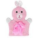 Мочалка-рукавичка для купання малюків MGZ-0911(Pink) Зайчик