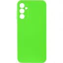 Чохол TPU Getman Liquid Silk Full Camera для Samsung Galaxy A05s Салатовий / Neon Green