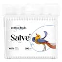 Ватні палички Salve круглі пакет поліетиленовий 100 шт.