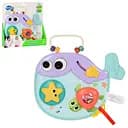 Дитяча игра "Кит" E268, тріскачка, шарудіння, рухомі деталі