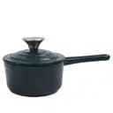 Сотейник з кришкою Nois Tierra чавун 14 см темно-зелений (830560)