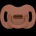 Пустушка Suavinex Colour Essence силіконова фізіологічна 0-6 місяців коричнева