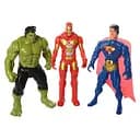 Фигурки для игры 899-31/32/33K Супермен,ХалкиЖелезныйЧеловек