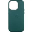 Кожаный чехол Leather Case AAA with MagSafe and Animation для Apple iPhone 14 Pro Max 6.7 Forest Green
