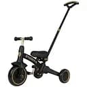 Велосипед беговел с ручкой Qplay Stager 3 в 1 Black (T80STAGERBlack)