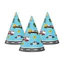 Ковпак святковий "Транспорт" 7003-0065, 15см, в упаковці 20 шт