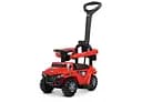 Дитяча каталка-толокар M 4231L-3 Червоний, з батьківською ручкою