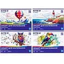 Набір зошитів для малювання Kite Classic 24 аркуші скоба софт тач + УФ лак 12 шт. (K-242)