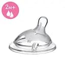 Соска силиконовая Chicco Natural Feeling, средний поток, 2м+, 1 шт. (81023.10)