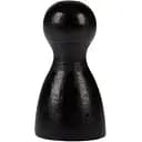 Аксесуар Фішка дерев'яна чорна для настільних ігор 2.5 см поштучно (Р00804)