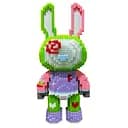 Конструктор Magic Blocks Bunny з підсвічуванням на 2088 деталей, 42.8 см