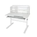 Парта-трансформер Fundesk Dolore Grey Plus із надбудовою 