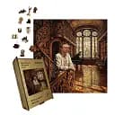 Дерев'яний фігурний пазл Благородний Франко, А2, Дерев'яна коробка 300+ елементів