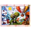 Настільний розвиваючий Пазл-вкладиш Пори року (ПСД241) PSD241 підказка-фон