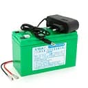 Аккумуляторна батарея літіева QiSuo 12 V 12A с елементами Li-ion 18650 (150X65X94) вага 964 грамм + зарядний пристрій 12,6V 1A