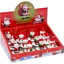 Свеча новогодняя "Санта Клаус, Снеговик" 10-81 размер 5 см, 12 штук