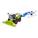 Іграшковий комбайн 550-8C-9C з причепом, інерційний, 40 см, світло і звук