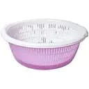 Набор дуршлаг и миска Stars Plast 4.5 л фиолетовый (94020/фіол)