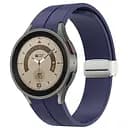 Браслет Cls для Samsung Galaxy Watch 6 Classic 43mm 6 Classic 47mm - синий ширина крепления 20мм силикон Watchbands (W15-3WB26466298)