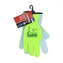 Перчатки комбинированные коз кожа Hi-Viz ткань эластичный шов Haisser 211528 (146254)