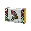 Фигурный деревянный пазл A4 Радужный Единорог PuzA4-00701, 76 деталей