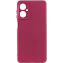 Чохол Silicone Cover Lakshmi Full Camera (A) для TECNO Spark 9 Pro (KH7n) Бордовий / Marsala