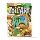 Набір креативної творчості "Аплікація" FAR-01-01…10 кольорова фольга Обезьяна