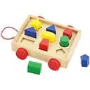 Деревянный сортер Viga Toys Тележка с фигурами (58583)