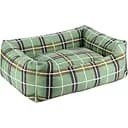 Лежак для тварин BronzeDog Comfort прямокутний М 40х60х17 см зелений