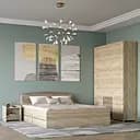 Спальня Еверест Бриз комплект 3 (модульна - 3 елементи) сонома/трюфель (EVR-2551)