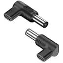 Переходник Type-C to DC Adapter YX-07 PD19 5V 7.4 x 5.0 мм HP Черный