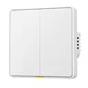 Выключатель механический Tuya RF433 EU Wi-Fi на две линии Белый