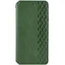 Чохол-книжка Getman шкіряний Cubic PU для Xiaomi Redmi 14C/Poco C75 Зелений