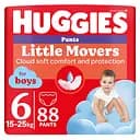 Набір трусиків-підгузків для хлопчиків Huggies Little Movers Pants 6 (15-25 кг), 88 шт. (2 уп. по 44 шт.)