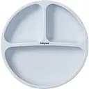 Мисочка силиконовая BabyOno с присоской на три секции синий