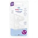 Силиконовая соска Baby-Nova, круглая, для каши, 0+ мес., 2 шт. (3961160)