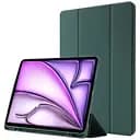 Чехол-книжка BeCover Tri Fold Soft TPU с креплением Apple Pencil для Apple iPad Air 13" M2/M3 2024/2025 Dark Green (711467)