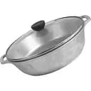 Сковорода Brizoll Monolith алюминиевая со стеклянной крышкой 24 см (5-2460-6)