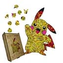 Пазл деревянный Пикачу, А5, Деревянная коробка 35 элементов