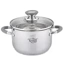 Кастрюля Krauff Moxie со стеклянной крышкой 18 см 2.8 л (26-238-016)