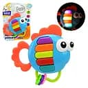 Погремушка музыкальная Солнечный зайчик, мелодии на клавишах как пианино, световые эффекты, 14x13.5x3 см